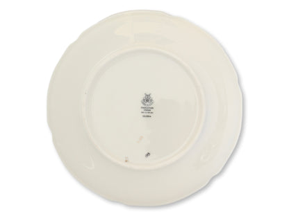 Vintage Rose Pattern Dessert Plates, 12 pcs