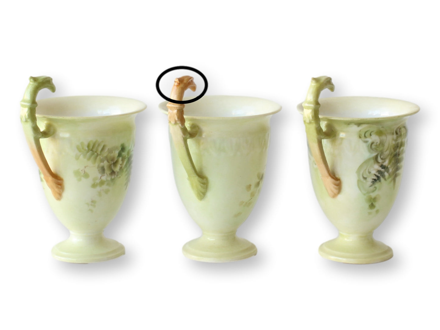 Antique Limoges Hot Chocolate Set
