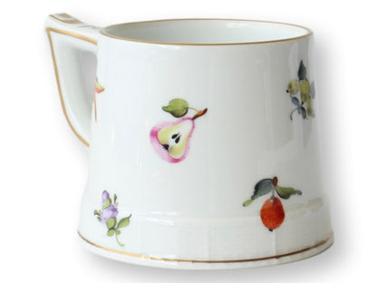 Large Hand-Painted Floral Herend Porcelain Mug
