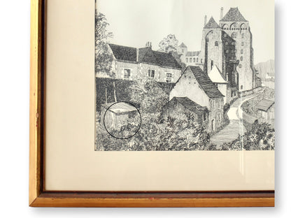 1969 Moulins-sur-Allier, France Drawing