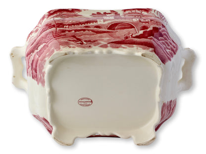 Rare Antique English Spode's Tower Pattern Soup Tureen