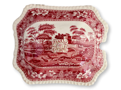 Rare Antique English Spode's Tower Pattern Soup Tureen