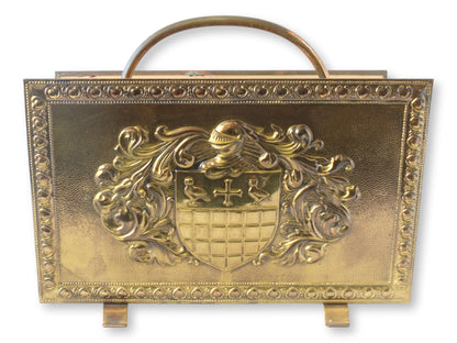 1930s French Coat of Arms Magazine Rack
