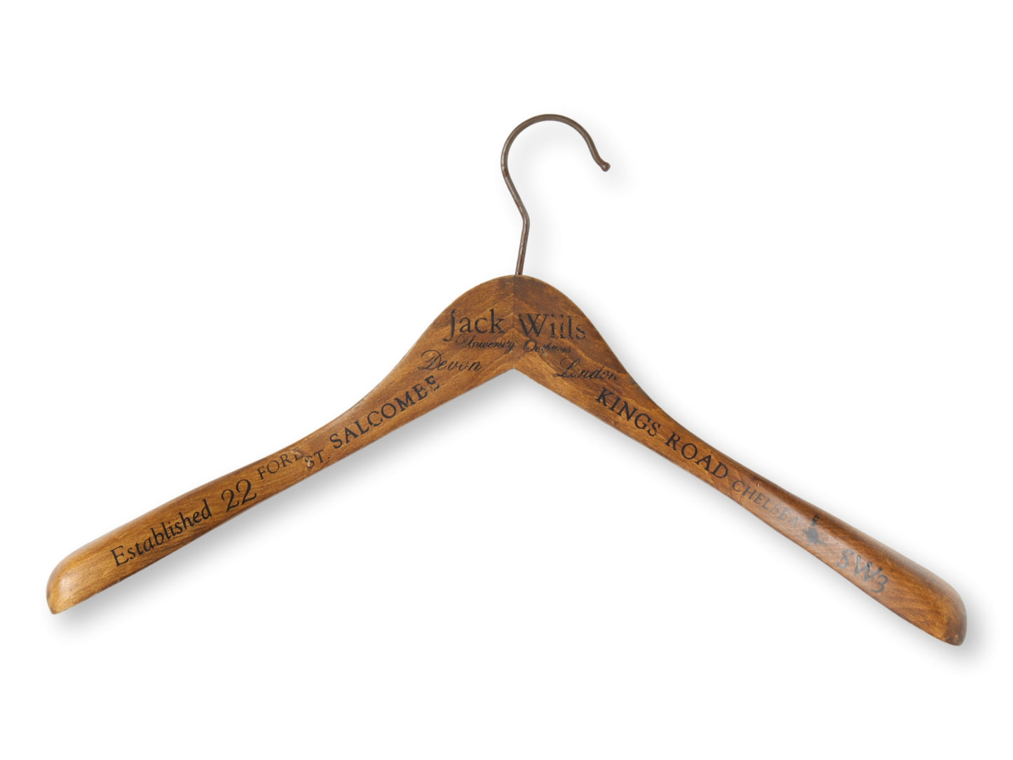 Jack Wills Retail Store Coat Hangers