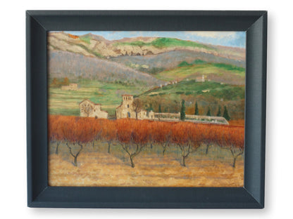 Midcentury French Vineyard Landscape