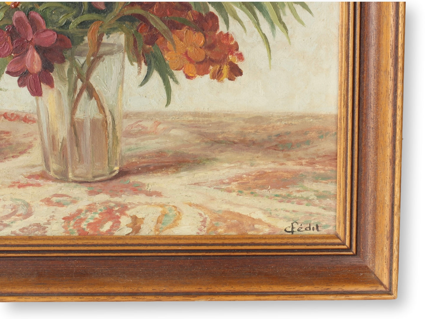 Midcentury French Floral Still-Life