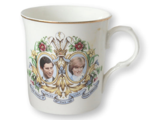 1981 Prince Charles & Lady Diana Commemorative Mug