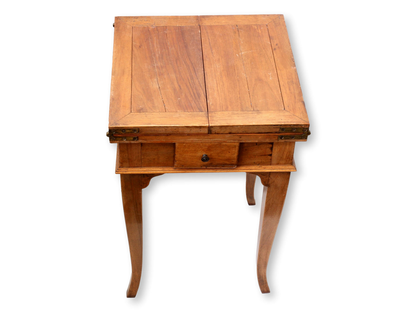 18th-C. Small Space Expandable Side Table