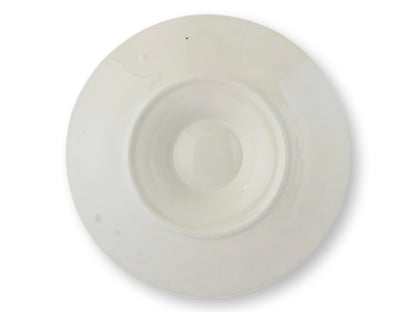 Midcentury White Porcelain Oyster Plates