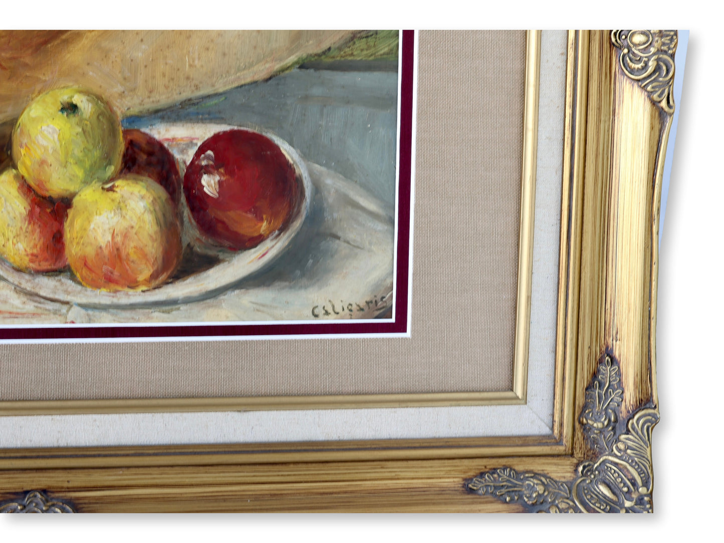 Early 1900s French Framed Still Life Painting