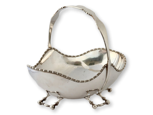 Christopher Dresser Attributed Silver-Plate Basket