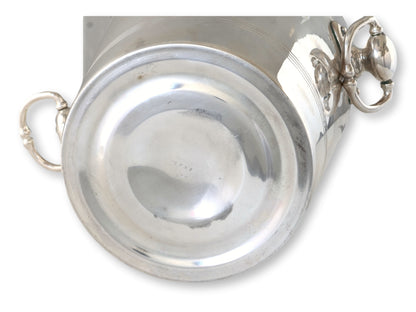 Midcentury Heavy English Silver-Plate Ice Bucket