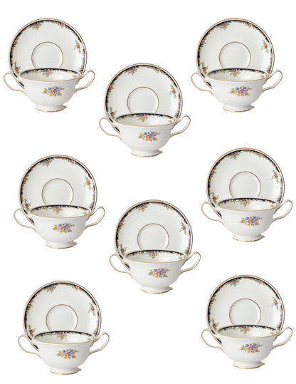 Wedgwood Osborne Cream Soup Service for 8
