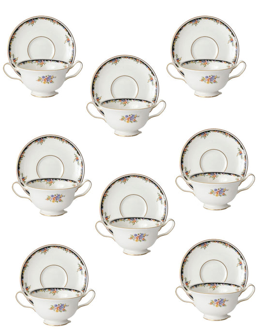 Wedgwood Osborne Cream Soup Service for 8