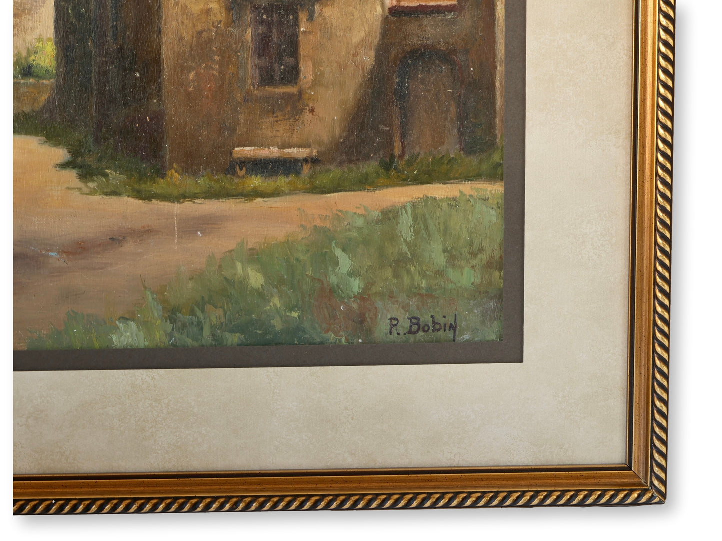 Early 1900s French Village Still Life Painting