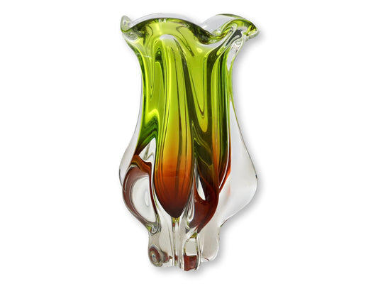 1960s Hand-Blown Murano Glass Vase