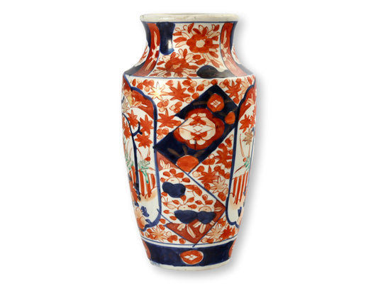 19th-C. Japanese Imari Porcelain Urn