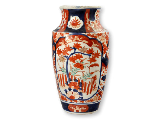 19th-C. Japanese Imari Porcelain Urn