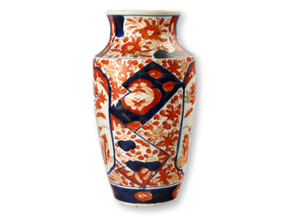 19th-C. Japanese Imari Porcelain Urn