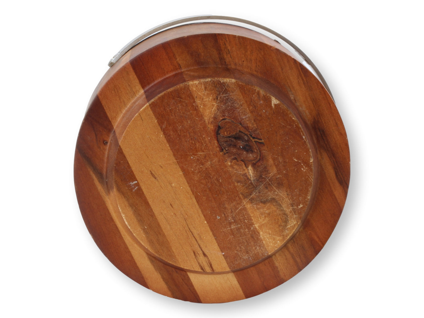 Vintage Scale Weight Set in Wood Rack