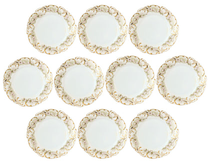 Haviland Limoges Pastel Plates, S/10