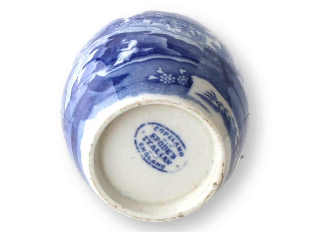 Antique Spode Italian Pattern Cotton Ball Holder
