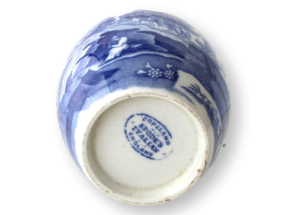 Antique Spode Italian Pattern Cotton Ball Holder