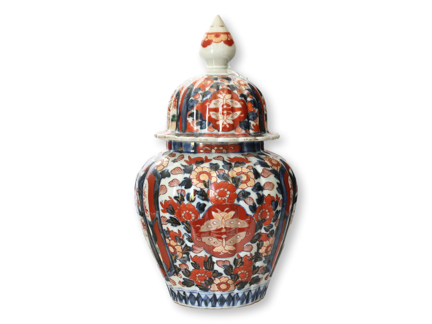Antique Japanese Imari Porcelain Urn