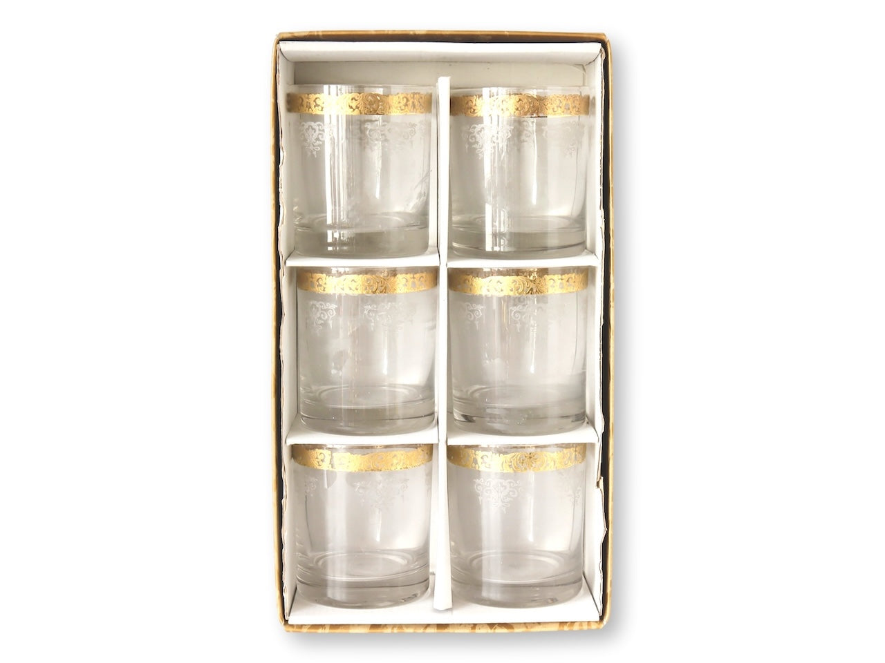 Midcentury French Lowballs, Original Box