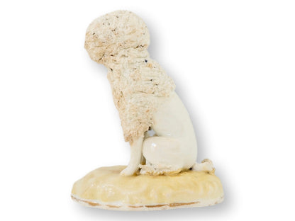 Rare Early 19th-Century English Staffordshire Rough Coat Poodle