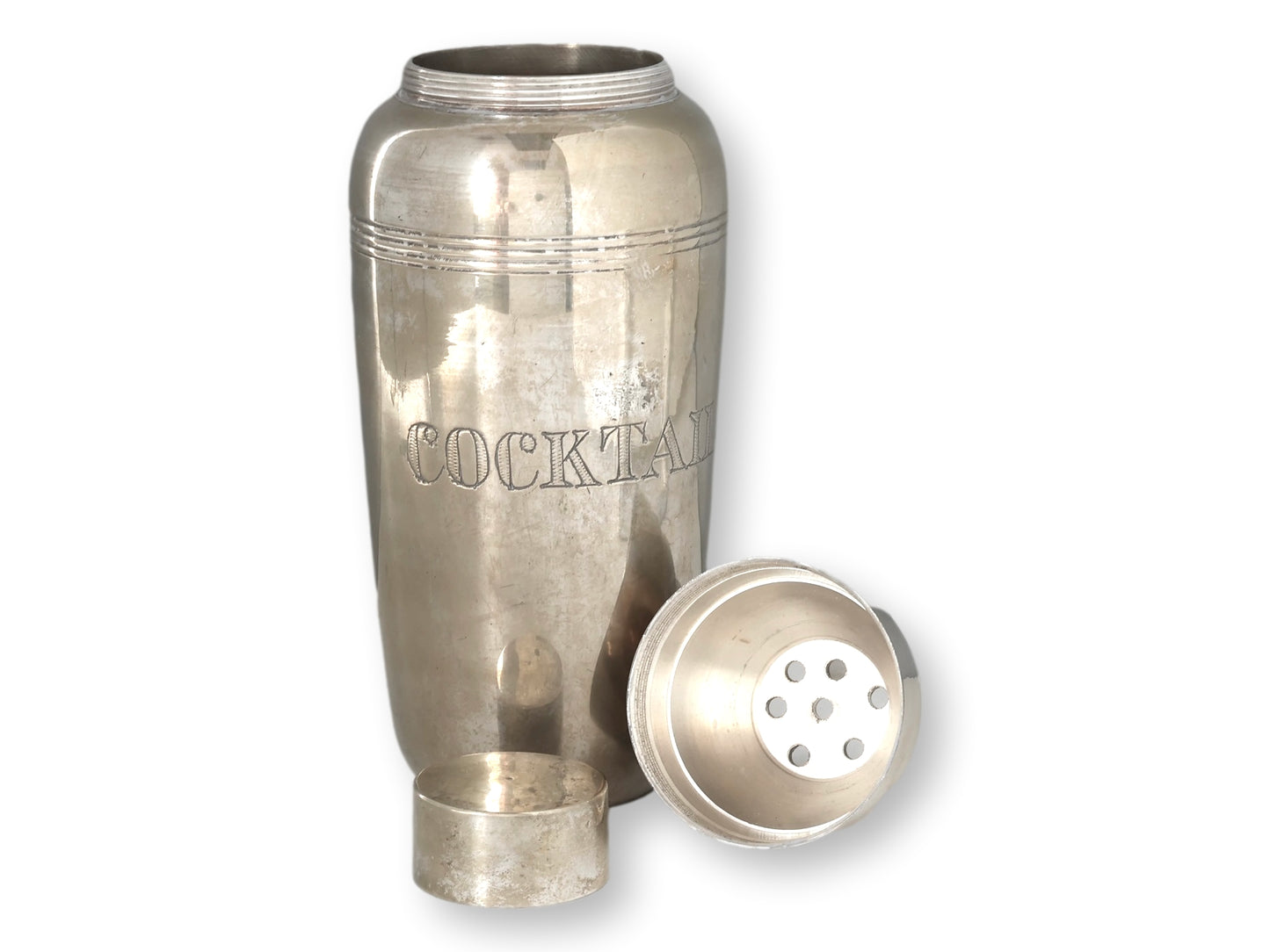 Art Deco Silver-Plate 'Cocktail' Shaker