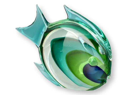 Hand-Blown Murano Art Glass Fish