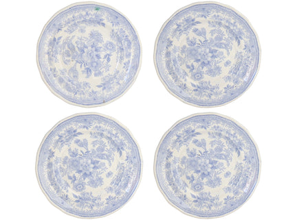 19th-Century Asiatic Pheasant Side Plates, Set of 4