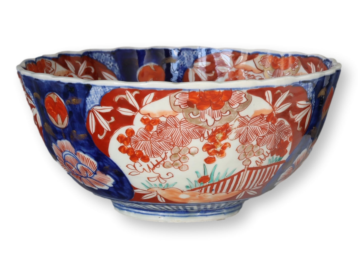 19th-C. Japanese Imari 8.75" Bowl