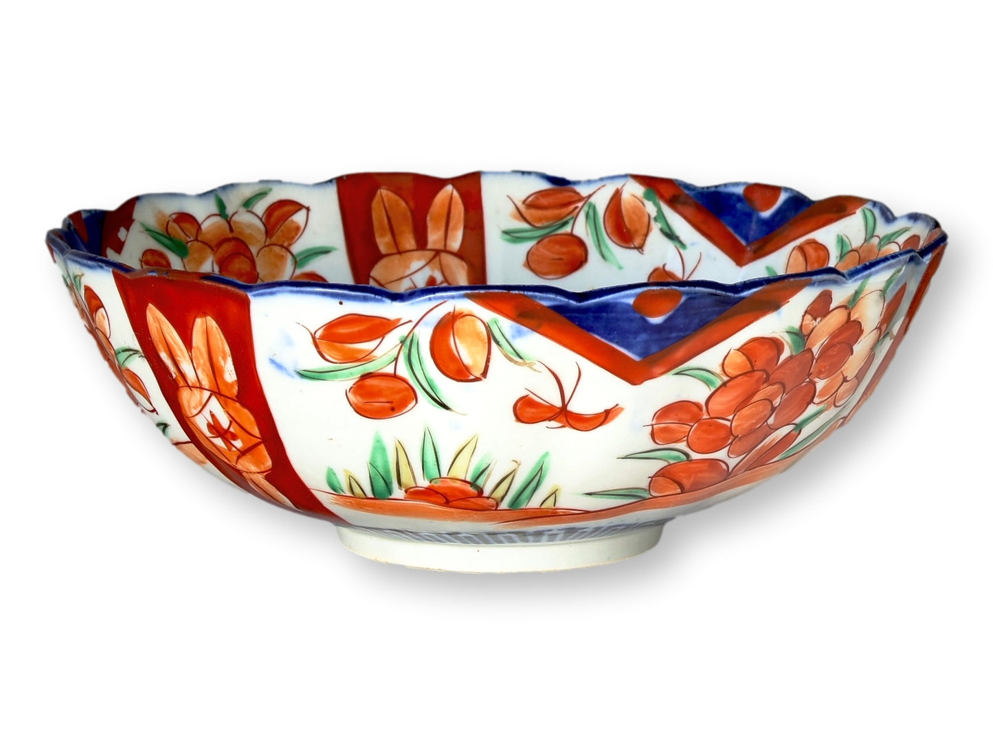 19th-C. Japanese Imari 9.75" Bowl