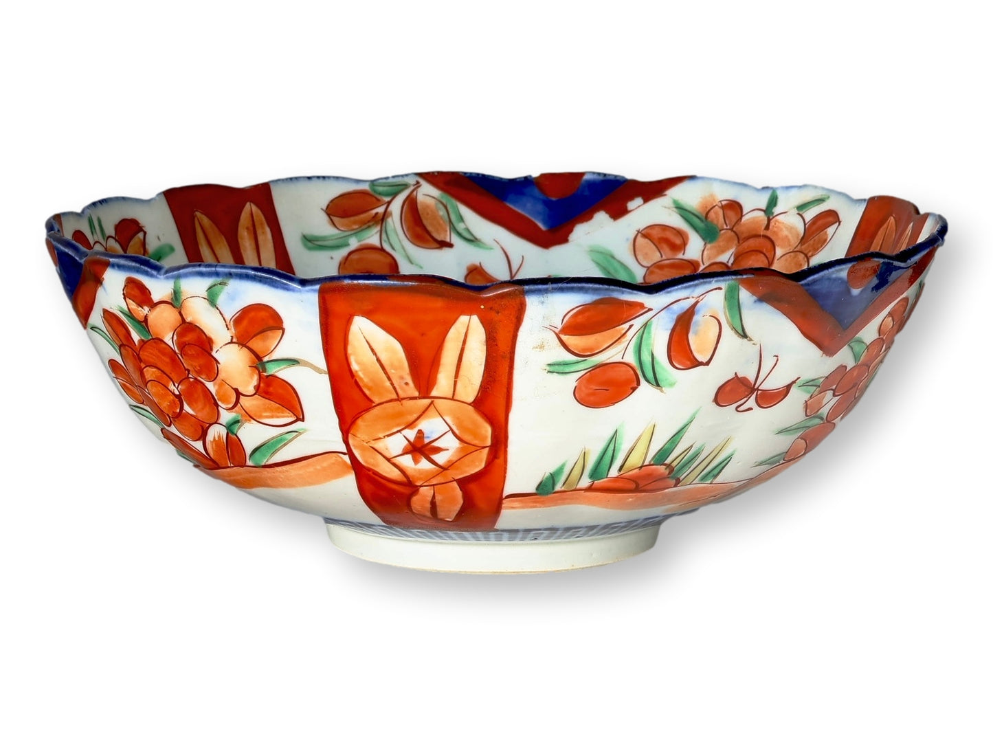 19th-C. Japanese Imari 9.75" Bowl
