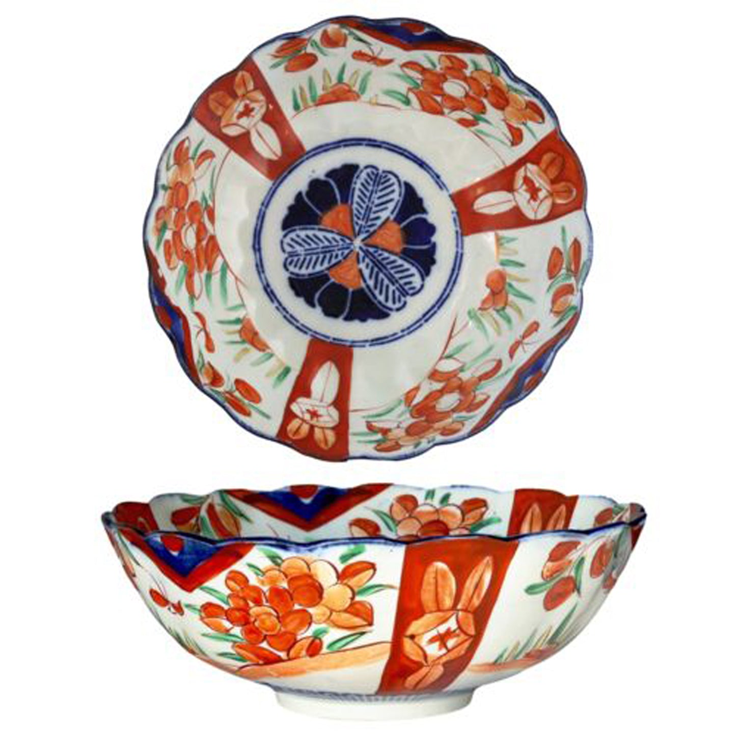 19th-C. Japanese Imari 9.75" Bowl
