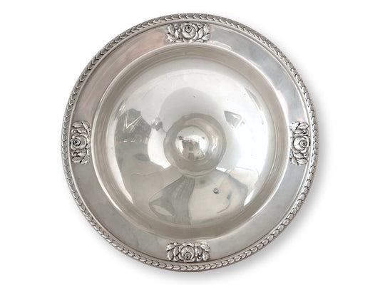 Sterling Silver 'Rose Flower' Compote