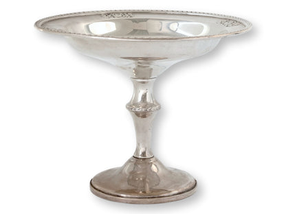 Sterling Silver 'Rose Flower' Compote