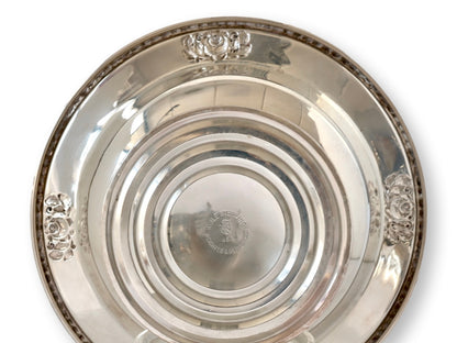 Sterling Silver 'Rose Flower' Compote