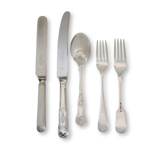 Mixed English Flatware | Service for Ten