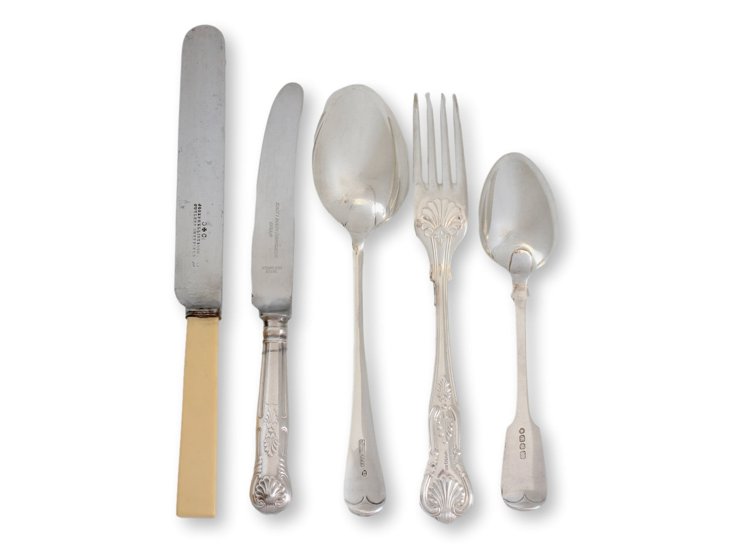 Mixed English Flatware w/ Service for 8