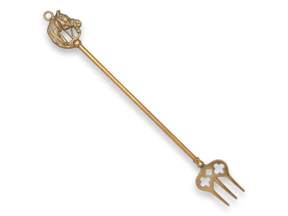 Victorian English Equestrian Toasting Fork