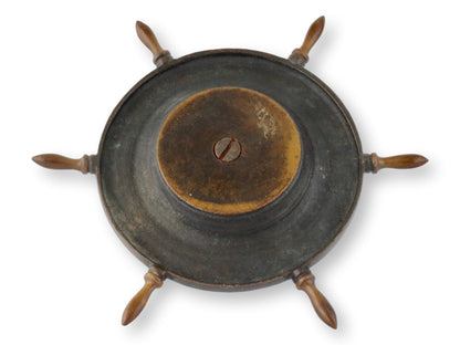 19th-C. English Brass Maritime Ashtray