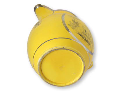 C. 1810 Canary Yellow Hope & Charity Jug