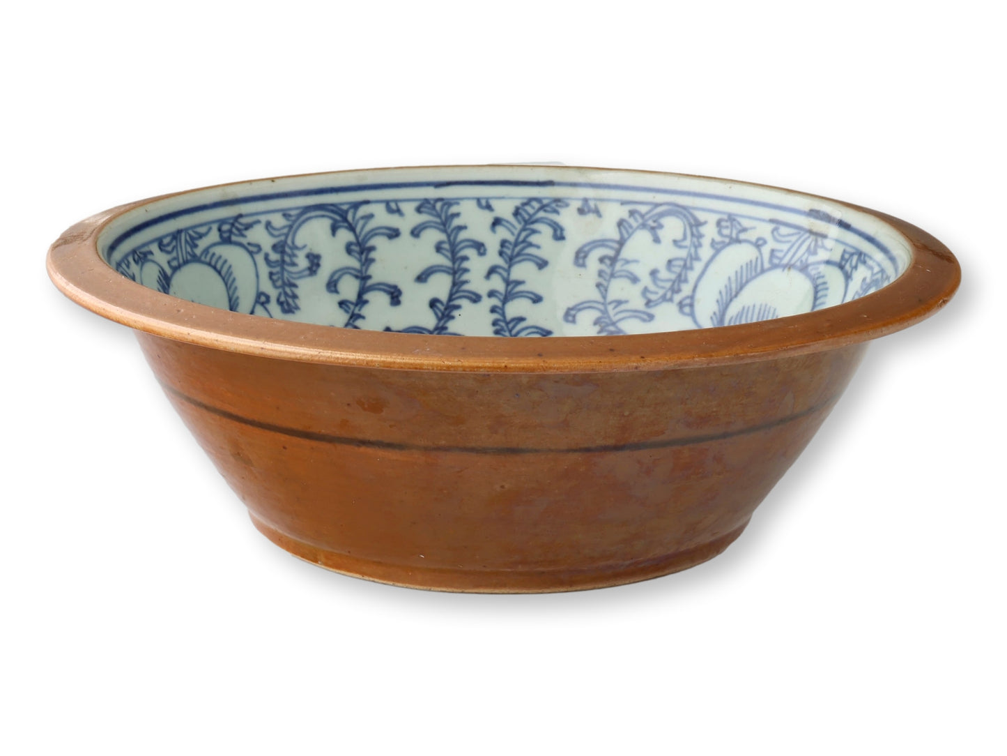 19th-C. Chinese Qing Dynasty Batavian Bowl