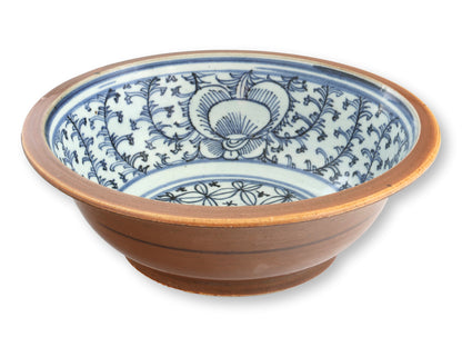 19thC Chinese Qing Dynasty Batavian Bowl