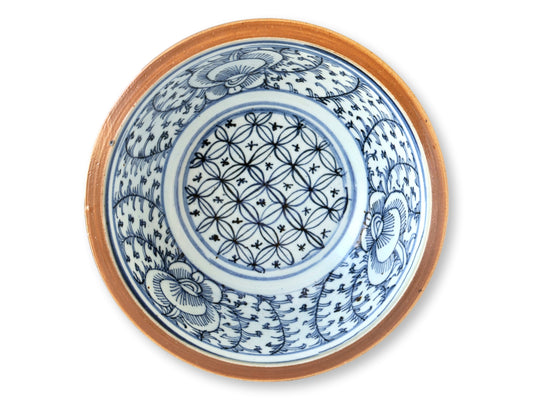 19thC Chinese Qing Dynasty Batavian Bowl