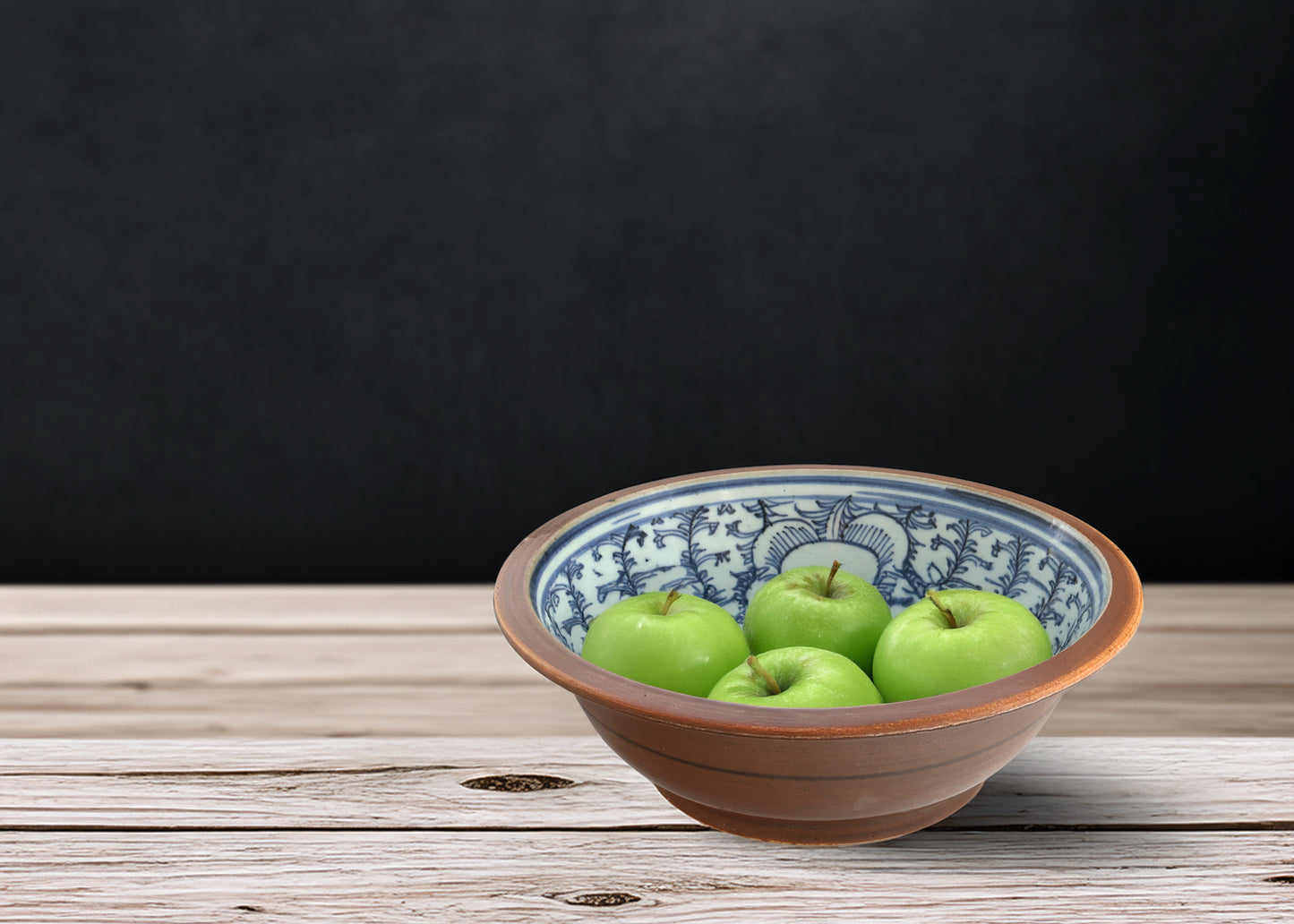 19thC Chinese Qing Dynasty Batavian Bowl