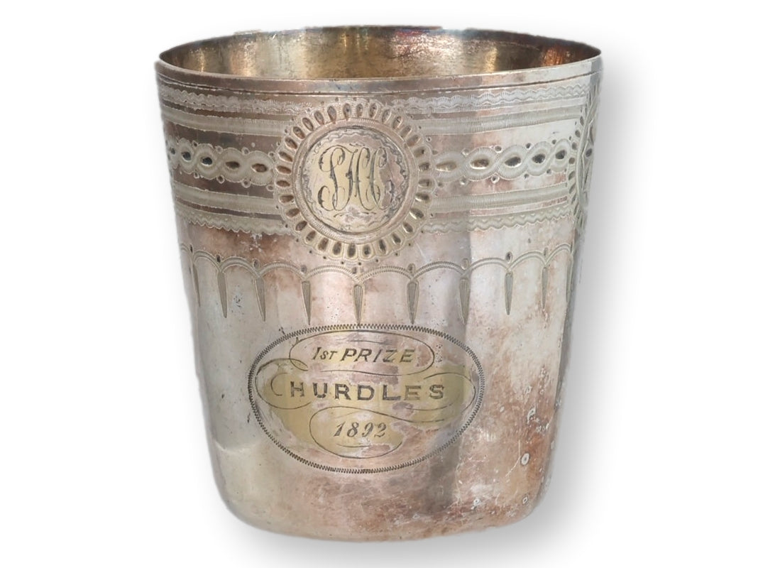 1892 Track & Field Hurdles Trophy Cup